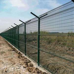 Gran oferta, VALLA DE Panel 3D moderna para exteriores, valla de malla de alambre soldada curvada, placa de acero de malla de alambre recubierta de polvo - Product Image 5