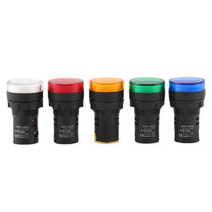 Luz indicadora de plástico de 22 mm compatible con enchufes de luz piloto estándar para un fácil reemplazo - Product Image 4