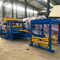 Machine de fabrication de blocs hydraulique entièrement automatique utilisant du ciment, du sable et des déchets de construction, à haut niveau de sécurité