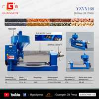 Guangxin YZYX168P Automatische Palmolie Schroefpers 20 Ton Per Dag Koud & Warm Persen Sesam/Walnoot Oliepersmachine