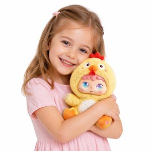Peluche parlante IA, alimentée par ChatGPT, yeux LED changeants d'humeur, 6 styles d'animaux, 66 langues, racontant des histoires, jouet interactif pour enfants, cadeau - Product Image 1