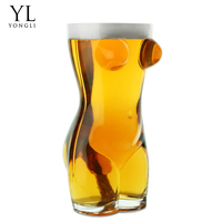 Verres à bière en forme de corps de femme sexy, verres à bière en forme de bikini, verres à bière en forme de corps de femme