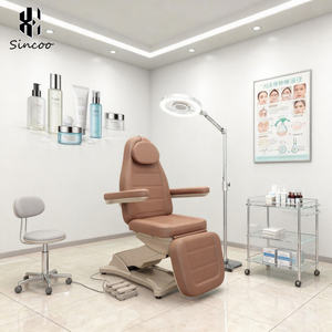 เตียงนวดไฟฟ้าแบบพับได้ ปรับระดับได้ สำหรับร้านเสริมสวยและโรงแรม - Product Image 1