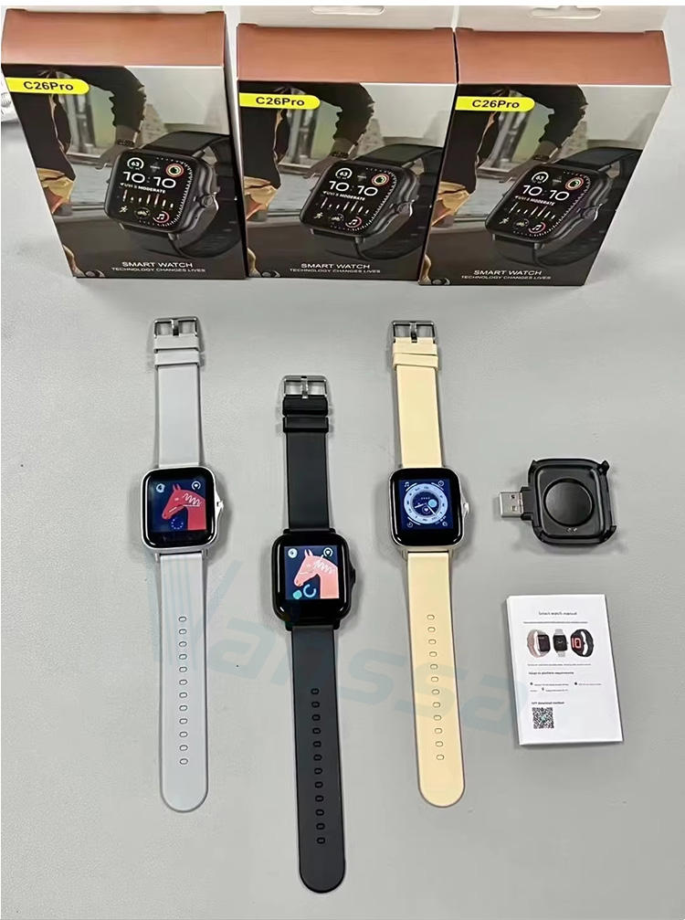 C26 PRO Smartwatch Versatile and Waterproof Fitness Tracker