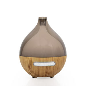 Difusor de Aroma con Aspecto de Madera YX-312, Humidificador USB de 0.5L, Difusor de Aceites Esenciales para el Hogar con Luz y Temporizador - Product Image 1
