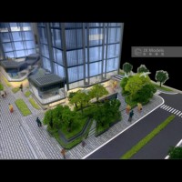 Modelo de edificio de oficinas personalizado, modelo de edificio de rascacielos, modelo de edificio de oficinas de negocios, diseño y producción, servicio integral
