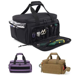 Sac de rangement portable robuste de 14 pouces pour outils à main, idéal pour électriciens, soudeurs, jardinage, camping, pêche et transport - Product Image 3