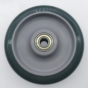 <span class=keywords><strong>Roues</strong></span> de <span class=keywords><strong>chariot</strong></span> à main en caoutchouc thermoplastique rigide TPR avec roulements à billes doubles de 4 pouces - Product Image 2