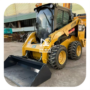 Minicargadora CAT246D usada, original de fábrica japonesa, venta directa de fábrica.  Cargadora compacta de dirección deslizante CAT 246D, CAT 262D de segunda mano. - Product Image 1