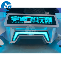 Le meilleur simulateur de vol de mouvement de cockpit 9D VR équipement de vol d'arcade intérieur/extérieur avec expérience de cinéma VR en métal/aluminium/acier
