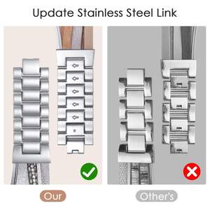 <span class=keywords><strong>Bracelet</strong></span> de luxe respirant pour femmes, <span class=keywords><strong>bracelet</strong></span> souple pour montre Samsung Galaxy <span class=keywords><strong>Watch</strong></span> 7 <span class=keywords><strong>Ultra</strong></span> 47 mm, modèles compatibles 4/5/ - Product Image 3