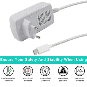 Adaptateur secteur USB-C 24W 12V 2A Prise EU / Câble d'alimentation Type C, Alimentation à découpage Euro / pour équipement informatique, appareils domotiques - Product Image 3