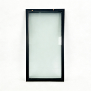 Porte en verre de réfrigération à haute transmission, panneau trempé transparent pour armoires de restauration avec performance de maintien au froid stable - Product Image 1