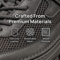 Baskets basses en cuir pour hommes, personnalisables avec logo, en maille respirante grise, légères, à lacets, vente en gros OEM