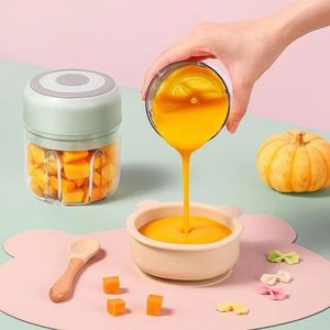Portable Electric Mini USB Rechargeable Smart PP Stainless Steel Blade Food Processor Chopper for Vegetables Meat Garlic <b>Grinder</b> - Product Image 4