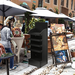 Tùy chỉnh in ấn hiện đại thân thiện với môi bán lẻ miễn phí các tông hiển thị đứng sản phẩm cho truy cập sàn đồ uống các tông sóng - Product Image 5