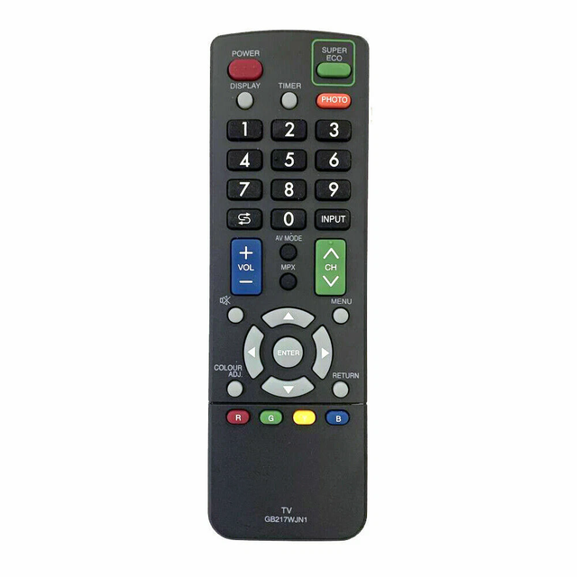 GB217WJN1 Remote Control for SHAR TV/LED/LCD Remote Control Replacement GB217WJSA GB217WJN1 GB215WJSA