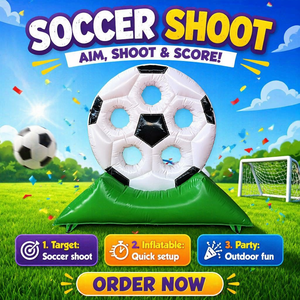Juego Inflable <span class=keywords><strong>de</strong></span> <span class=keywords><strong>Fútbol</strong></span> Dart <span class=keywords><strong>de</strong></span> 2.5m <span class=keywords><strong>de</strong></span> Altura y 3m <span class=keywords><strong>de</strong></span> Largo para Entretenimiento en Parques <span class=keywords><strong>de</strong></span> Trampolín - Product Image 1