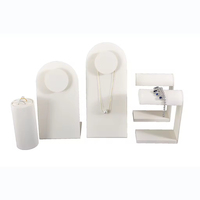 Présentoir vertical en cuir PU pour bijoux, support de rangement pour bagues et colliers, accessoire de présentation pour la suspension de bijoux