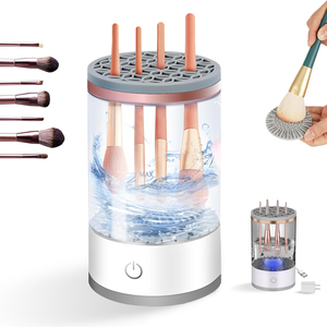 Limpiador de Brochas de Maquillaje Automático para Uso Doméstico, Secador de Brochas de Maquillaje Recargable por USB, Máquina Limpiadora de Brochas de Maquillaje Eléctrica - Product Image 1