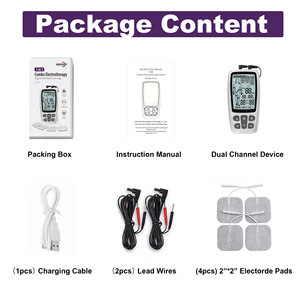 Cojín masajeador corporal recargable multimodo Estimulador muscular de pulso electrónico inalámbrico EMS Terapia TENS Máquina para el dolor - Product Image 6