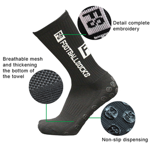 <span class=keywords><strong>Calcetines</strong></span> Deportivos de Compresión Personalizados de Alta Calidad, Antideslizantes, para Fútbol, para Jóvenes y Hombres, de Spandex/Poliéster - Product Image 5