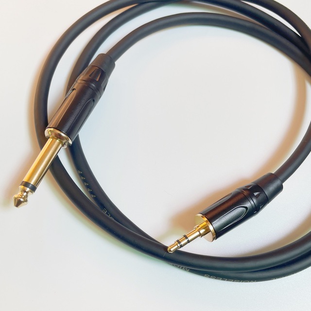 3.5 to 6.5 Audio Cable, Two-core Male-to-male, Mobile Phone, Computer, Power Amplifier, Guitar, Stereo, Mixing Console, Speaker