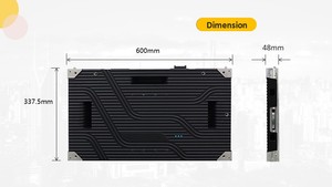 Schermo a LED per interni Premium 600x337.5mm impermeabile HD GOB con tecnologia Digital Signage schede <span class=keywords><strong>Video</strong></span> da parete per la grafica del negozio al dettaglio - Product Image 6