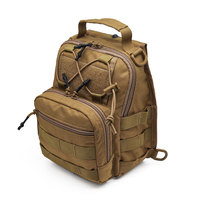 Sacs à bandoulière réglables et amovibles, fermeture éclair en nylon, sac bandoulière, sac de poitrine imperméable pour la pêche et la chasse