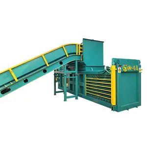 Full Automatic Horizontal Hydraulic Recycling Baler for Waste Paper Cardboard Plastic Bottles