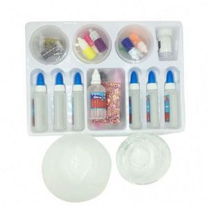 Clay DIY Activator Fluffy Clear Playdough <b>Slime</b> Kit Soft Plastic Toy with Glitter Glue Fun Educational Fidget Toy for Kids Sale - Product Image 3