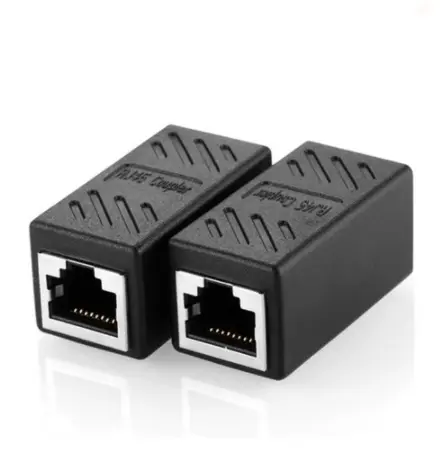 Hot selling network cable pair connector RJ45 network straight connector network cable connector splitter extender