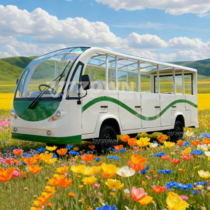 ZOWN Comfortable Four Wheel Electric Sightseeing Bus Custom <b>Paint</b> For Tourist Attraction Daily Operation - Product Image 6
