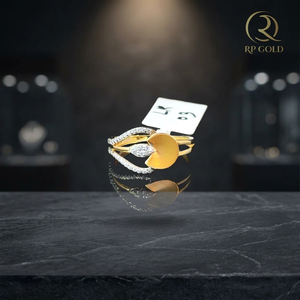 Elegant luxury gold diamond <b>ring</b> <b>for</b> <b>men</b> with bold square design statement jewelry perfect <b>for</b> weddings parties and gifts - Product Image 5