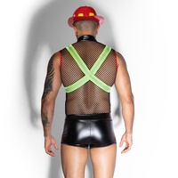 Halloween Adulte Hommes Sexy Sous-Vêtements Fantaisie Combinaison Sexy Hommes Pompier Costume pour Jeux