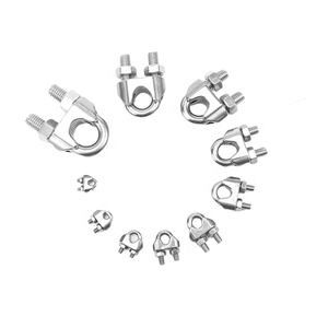 Pegangan tali kawat galvanis klem baut U pas/klem jangkar kawat kabel - Product Image 1