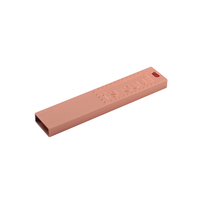 Nouveau design en gros 128 Go clé USB clé USB haute vitesse en métal or rose avec logo