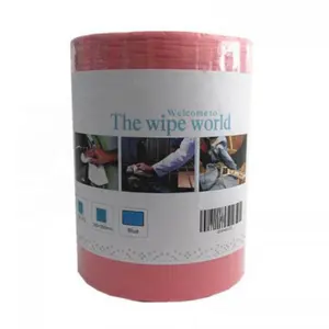 woodpulp polypropylene Nonwoven Dry 125gsm Spunlace industrial wipes industry cleaning cloth wipers