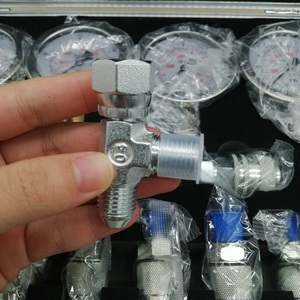 Kit de test de pression d'huile hydraulique portable pour excavatrice avec manomètre de précision - Product Image 6