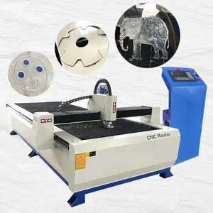 Machine de découpe Plasma laser Cnc 1530/1325 63A 120A 200A, Machine de découpe de tôle en acier inoxydable