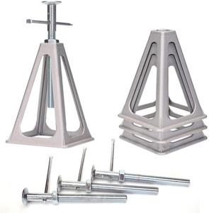 Ensemble de 4 vérins de stabilisation empilables en aluminium pour remorque, utilisés en boîte, super résistants - Product Image 1