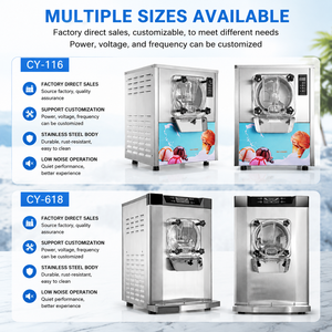 Máquina automática para hacer helados de espagueti comercial italiano, carrito de máquina de helados, congelador por lotes de helados, máquina de bolas de helado - Product Image 4