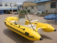 Bateau pneumatique semi-rigide populaire de 12,8 pieds RIB390 à vendre
