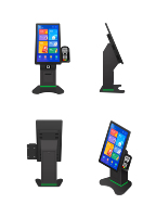 Terminal de point de vente et kiosque en libre-service TouchPie FHD à écran tactile |   Support de bureau pour écran LCD de 15 à 21 pouces |   Boîtier métallique 1080P 8 Go de stockage |   Windows/Android