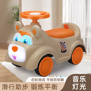 Voiture jouet à quatre roues pour enfants, scooter d'extérieur, véhicule d'équilibre équipé de musique et de lumières - Product Image 3