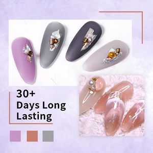 TRIONE Smalto Gel Semitrasparente Effetto Cristallo, Alta Pigmentazione, Non Tossico, Ambra Traslucida, Forniture per Unghie, Ingrosso per Saloni - Product Image 4