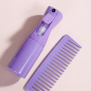 Collezione Professionale di Pettini in Paglia di Grano per il Controllo del Crespo, Kit per la Cura del Cuoio Capelluto con Pettine a Denti Larghi, Spazzola Massaggiante e Flacone Spray - Product Image 2