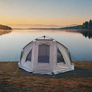 Tente de <span class=keywords><strong>camping</strong></span> et de pêche d'extérieur quatre saisons en tissu Oxford haute résistance, vente chaude, couche unique, pliable, respirante - Product Image 2