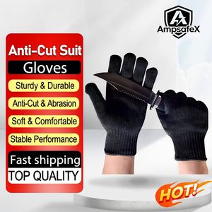 Gants anti-coupure, ignifuges, durables, personnalisables, fabriqués directement en usine, doublés de soie confortable, protection de sécurité, pour la cuisine, l'industrie - Product Image 1