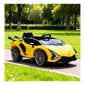 Auto Eléctrico para Niños Pequeños de 4 Ruedas, de Plástico, con Reposapiés Ancho, Reproductor de Música MP3 Educativo, Batería Duradera, para Niños de 2 a 4 Años - Product Image 1